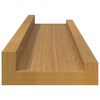 vidaXL Wandregal mit Regal 4 pcs Beige 40 x 9 x 3 cm Holzwerkstoff