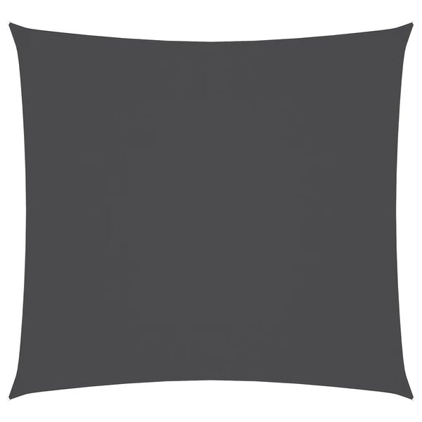 vidaXL Sonnensegel Oxford-Gewebe Quadratisch 3,6x3,6 m Anthrazit