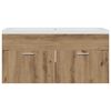 vidaXL Badezimmerschrank Wandmontiert Artisan-Eiche 100 x 38,5 x 46 cm