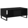 vidaXL Couchtisch Schwarz Eichen-Optik 90 x 50 x 36,5 cm Holzwerkstoff