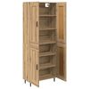 vidaXL Highboard 2 pcs Artisan-Eiche 69,5 x 34 x 180 cm Holzwerkstoff