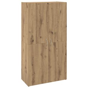 vidaXL B&uuml;roschrank mit Regal Altholz 60 x 32 x 115 cm Holzwerkstoff