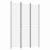 vidaXL 3-tlg. Paravent Wei&szlig; 150x220 cm Stoff