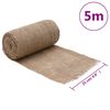 vidaXL Jutegewebe 0,25x5 m 100% Jute 200 g/m²