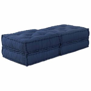 vidaXL Modulare Sofagarnitur 2 pcs Indigo 140 x 70 x 36 cm Stoff