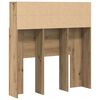vidaXL Kopfteil Schrank mit Regal Artisan-Eiche 100 x 19 x 103,5 cm