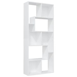 vidaXL B&uuml;cherregal Wei&szlig; 67x24x161 cm Holzwerkstoff