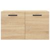 vidaXL Wandschrank Sonoma-Eiche 60x36,5x35 cm Holzwerkstoff