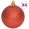vidaXL 108-tlg. Weihnachtskugel-Set Rot und Wei&szlig;