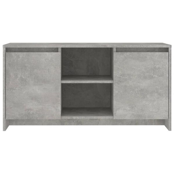 vidaXL TV-Schrank Betongrau 102x37,5x52,5 cm Holzwerkstoff