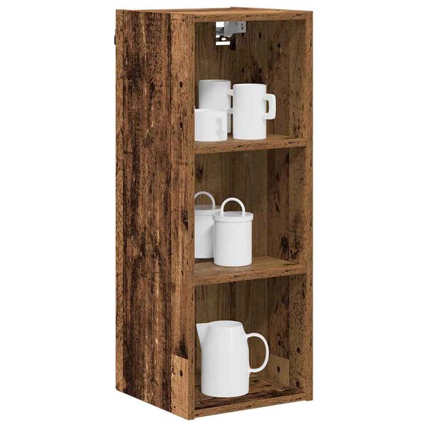 vidaXL H&auml;ngeschrank Riga Altholz 30 x 29,5 x 80 cm Holzwerkstoff