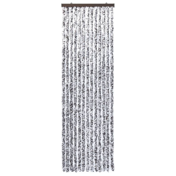 vidaXL Insektenschutz-Vorhang Braun und Beige 56x185 cm Chenille