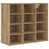 vidaXL Schuhschrank Artisan-Eiche 77,5 x 30 x 67 cm Holzwerkstoff