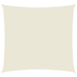 vidaXL Sonnensegel Oxford-Gewebe Quadratisch 3,6x3,6 m Creme