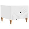 vidaXL Couchtisch mit Schubladen Wei&szlig; 49 x 50 x 40 cm Holzwerkstoff