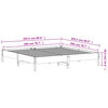 vidaXL Massivholzbett ohne Matratze 200x200 cm Kiefernholz