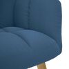 vidaXL Relaxsessel Blau Stoff