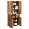 vidaXL Highboard Wandmontiert Altholz 69,5 x 34 x 180 cm Holzwerkstoff