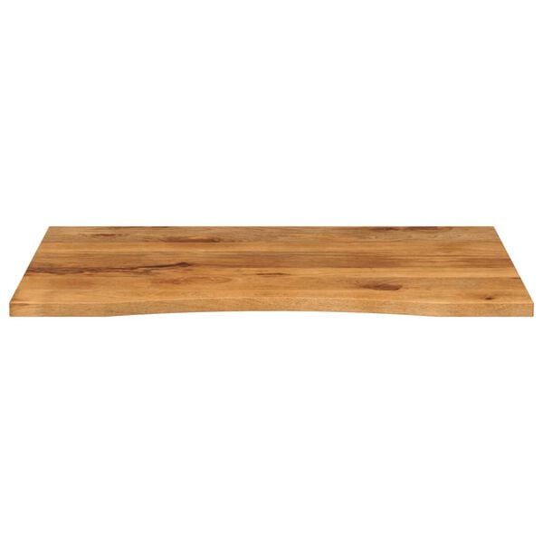 vidaXL Schreibtischplatte mit Aussparung 110x80x2,5cm Massivholz Mango