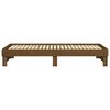 vidaXL Tagesbett Ausziehbar Honigbraun 2x(100x200)cm Massivholz Kiefer