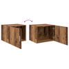 vidaXL Wandschrank Altholz 50 x 42,5 x 40 cm Holzwerkstoff