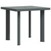 vidaXL Gartentisch Gr&uuml;n 80x75x72 cm Kunststoff