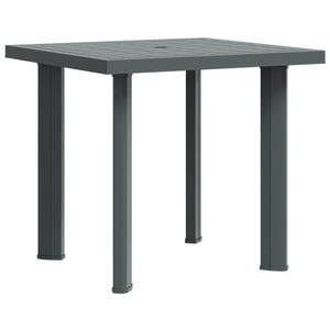 vidaXL Gartentisch Gr&uuml;n 80x75x72 cm Kunststoff