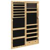 vidaXL Spiegel-Schmuckschrank mit LED-Beleuchtung Wandmontage