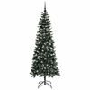 vidaXL K&uuml;nstlicher Weihnachtsbaum mit 300 LEDs mit St&auml;nder Gr&uuml;n 210 cm