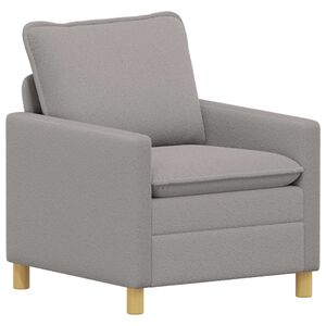 vidaXL Sofa Hellgrau 76 x 81 x 87,5 cm Stoff