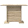 vidaXL Esstisch Sonoma-Eiche 110x60x75 cm Holzwerkstoff