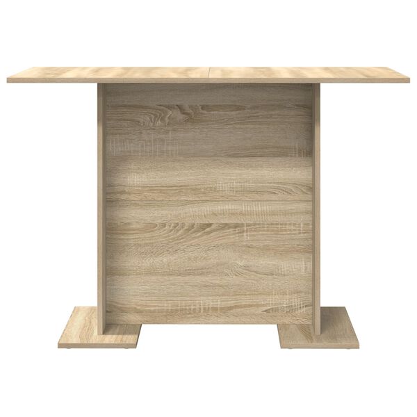 vidaXL Esstisch Sonoma-Eiche 110x60x75 cm Holzwerkstoff
