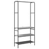vidaXL Kleiderst&auml;nder Sonoma-Grau 77 x 30 x 171 cm Holzwerkstoff