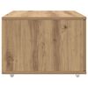 vidaXL Schubladenschrank mit Rad Braun 55 x 45 x 33,5 cm Holzwerkstoff