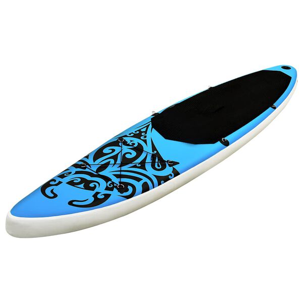 vidaXL SUP-Board-Set Aufblasbar 366x76x15 cm Blau