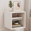 vidaXL TV-Wandschr&auml;nke mit LED-Leuchten 2 Stk. Wei&szlig; 30x28,5x30 cm