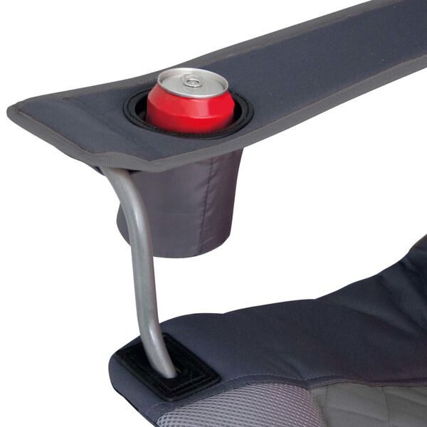 Eurotrail Campingstuhl Elba Silbern und Grau