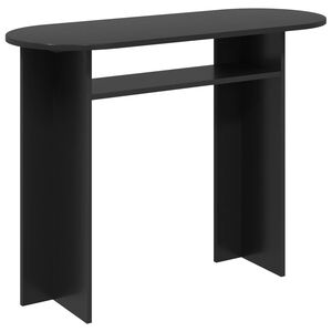 vidaXL Konsolentisch Schwarz Eichen-Optik 100 x 39,5 x 75 cm