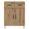 vidaXL Sideboard Artisan-Eiche 69,5 x 34 x 90 cm Holzwerkstoff