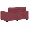 vidaXL 2-Sitzer-Sofa Weinrot 160x77x82 cm Stoff