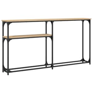 vidaXL Konsolentisch Sonoma-Eiche 145x22,5x75 cm Holzwerkstoff
