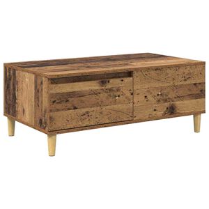 vidaXL Couchtisch Altholz 90 x 50 x 35 cm Holzwerkstoff
