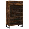 vidaXL Schuhschrank R&auml;uchereiche 60x35x105 cm Holzwerkstoff