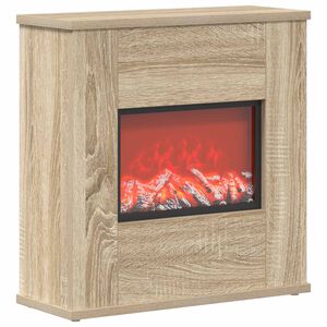 vidaXL Elektrokamin Sonoma 47 x 18 x 48 cm Holzwerkstoff