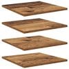 vidaXL Regalbrett 3 Ebenen 4 Stk. 40 x 40 x 1,5 cm Holzwerkstoff Braun