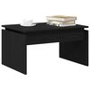 vidaXL Couchtisch Schwarz Eichen-Optik 68 x 50 x 38 cm Holzwerkstoff