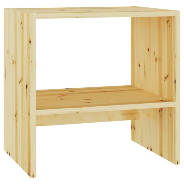 vidaXL Nachttisch 40x30,5x40 cm Massivholz Tanne