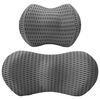 vidaXL Kopfkissen mit Kissen Verstellbar 2 pcs Grau 4D Mesh