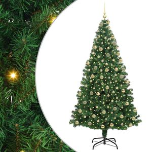 vidaXL Weihnachtsbaum mit LED-Beleuchtung 180 cm 300 LEDs Warmes Wei&szlig;