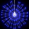 vidaXL Weihnachtsbeleuchtungen Feuerwerk 8 Stk. 140 LEDs Blau 17 cm
